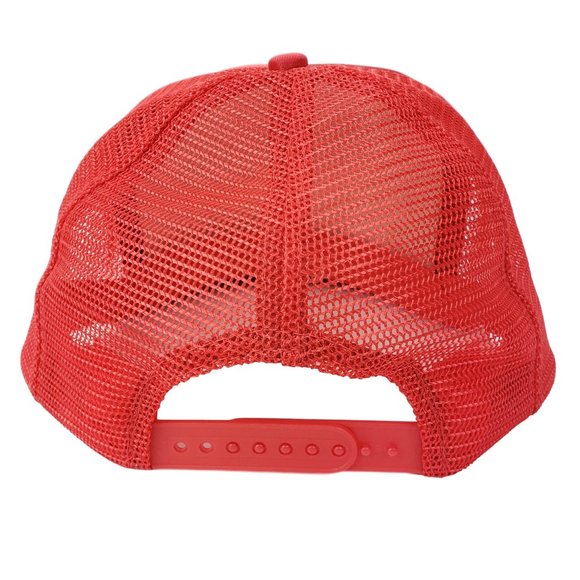 HEIL Heating Cooling Hat - Vintage Snapback Trucker Ball Cap RED Mesh Foam Rope - Picture 2 of 5